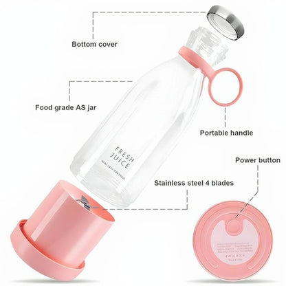 Portable Juicer Bottle Make Juice Anywhere In Just 30 Seconds