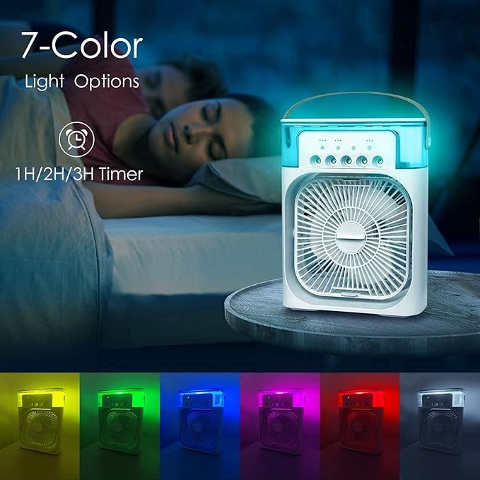 Portable USB Air Cooler Fan with Mist