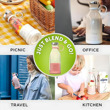 Portable Juicer Bottle Make Juice Anywhere In Just 30 Seconds